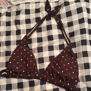 Polka Dot Bikini Top